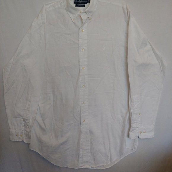 Lauren Ralph Lauren Other - Lauren Ralph Lauren blue label white Yardmouth button shirt size 151/2 32/33